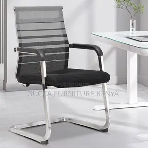 Office Chairs: Fixed Mid Back Conference Style Seating