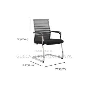 Office Chairs: Fixed Mid Back Conference Style Seating