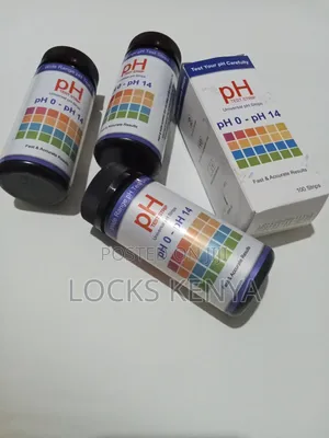 4 Colour Block Ph Test Strips