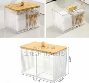 3 Compartment Acrylic Makeup Organizer