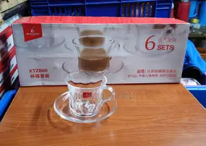 Blinkmax Clear Cup and Saucer 200ml