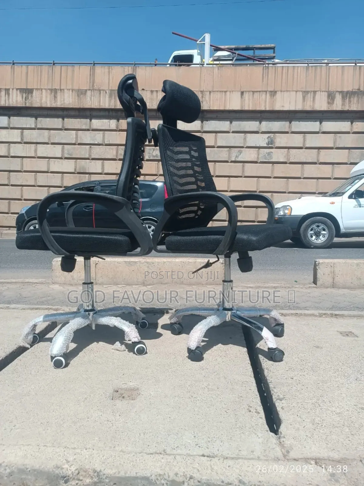 Headrest Office Chair Seat Black Tf2kyh