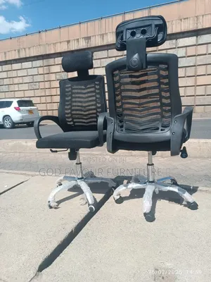 Black Unique Headrest Office Chair Seat Qb9tf