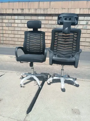 Headrest Black Office Chair Fd3ky