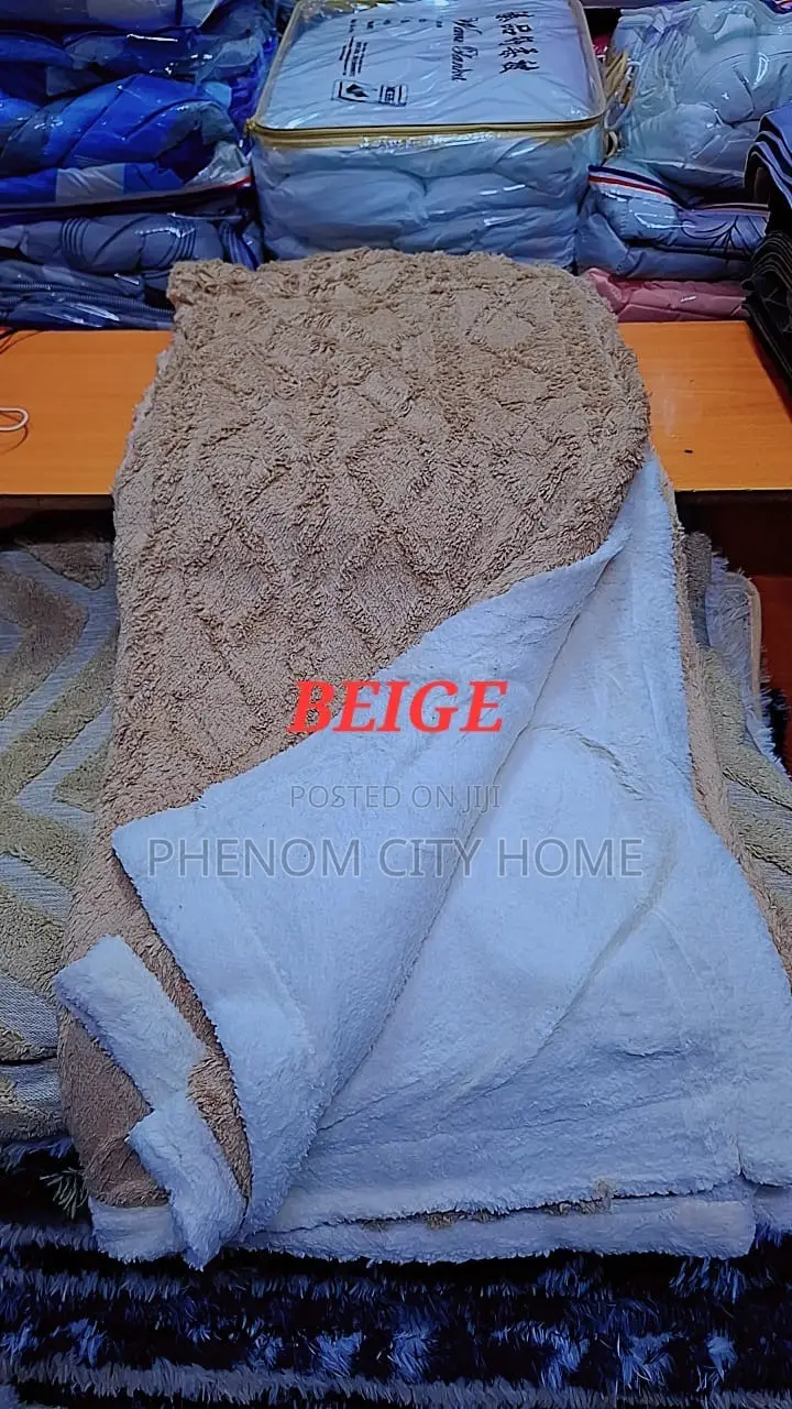 Fancy Double Sided Grey Sherpa Fleece