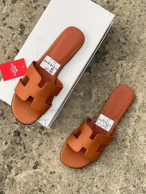 Leather Hermes Brown Sandals for Women