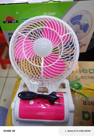 Led Light With Mini Fan