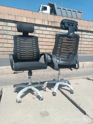 Swivel Office Chair With Headrest Vg9tf