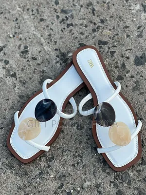 White Zara Sandals for Women