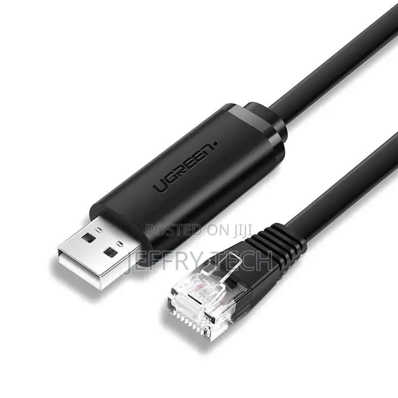 Ugreen Usb-a to Rj45 Console Cable 1.5m (Black) – Cm204