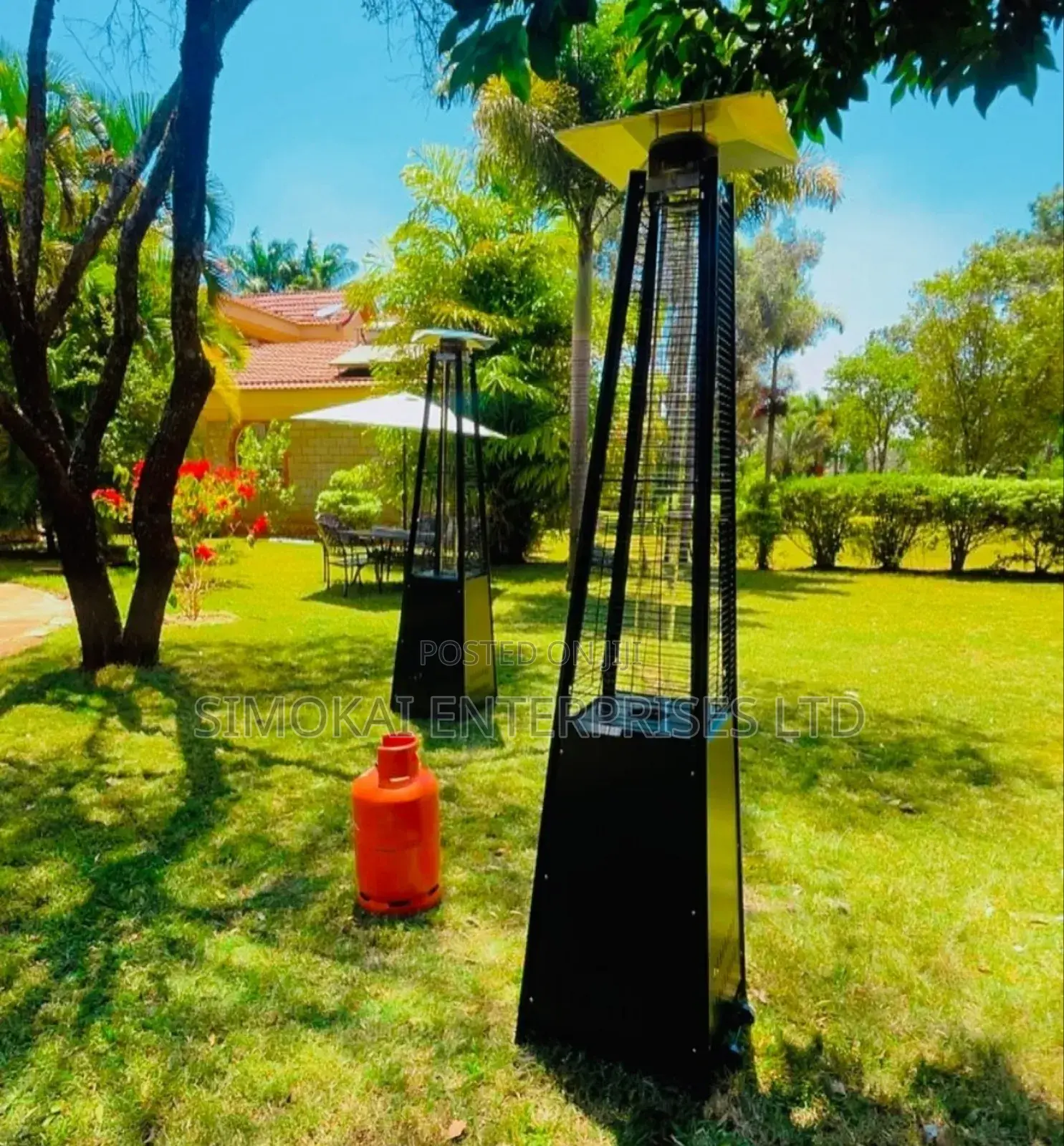 Pyramid Patio Heater Black