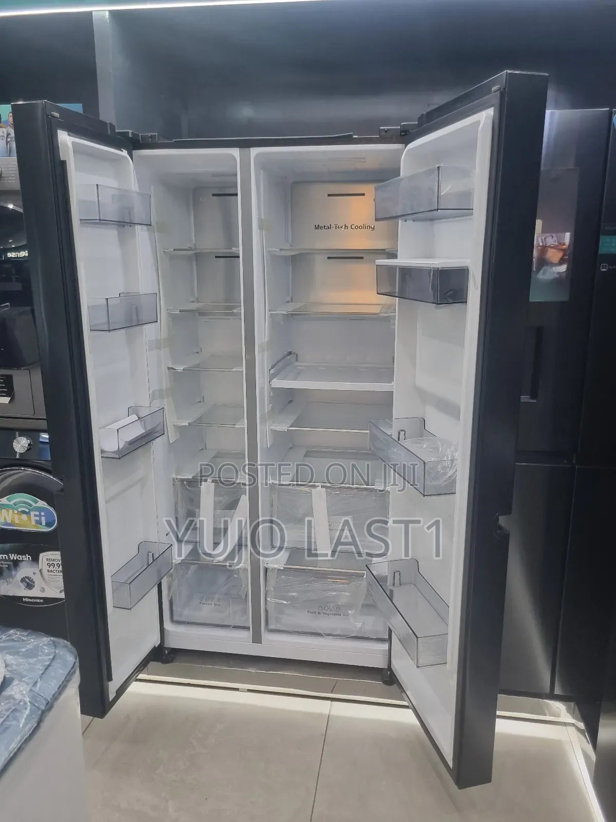 Hisense 628 Liters Ref628dr Side by Side Fridge