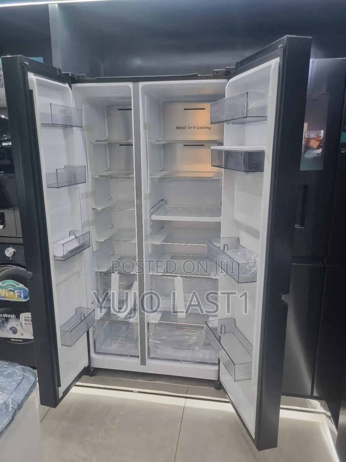 Hisense 628 Liters Ref628dr Side by Side Fridge