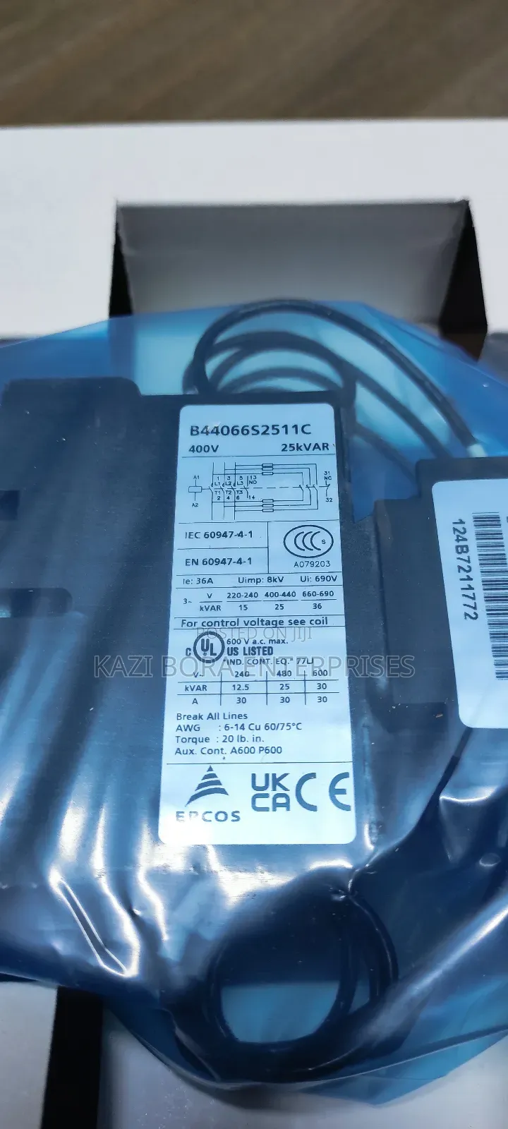 Epcos 25kvar Power Factor Switching Capacitor