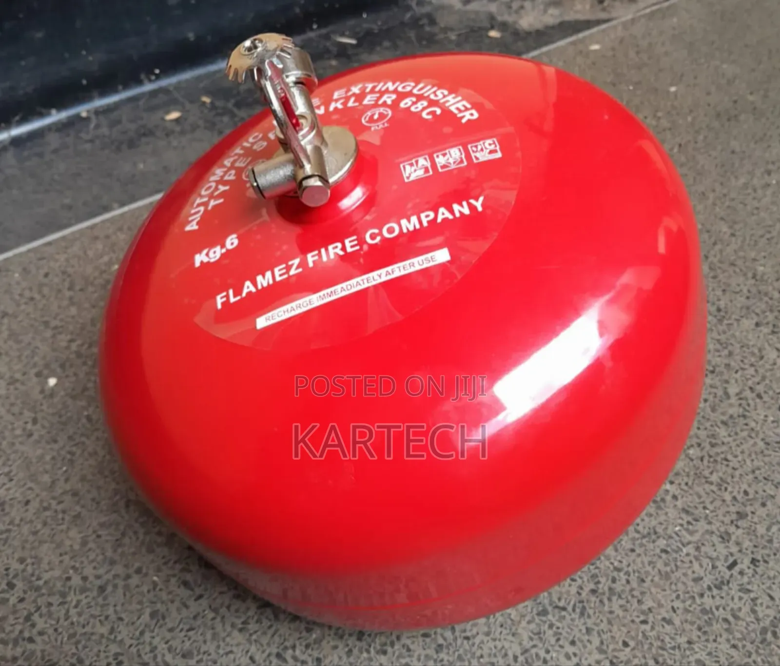 Automatic Dcp Fire Extinguisher -6 Kilograms