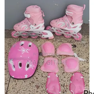 Pinky Pink Skates Shoe Set