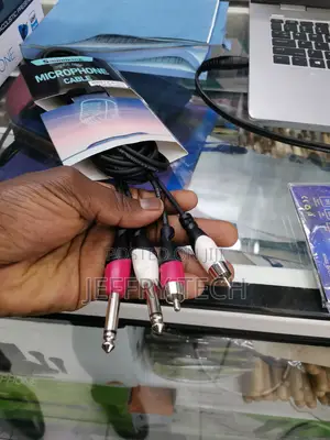 Rca To 1/4 Cable, Dual 1/4 Inch Ts To Dual Rca Stereo Audio