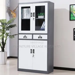 Office Storage Cabinet; Two Door Metallic Cupboard