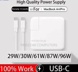 96w 87w 61w Usb-C Type C Macbook Pro Macbook Air Charger