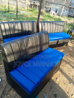 Couch, Mix of Black and Blue Colour 