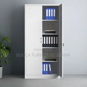 Cabinets:Key-Locked Freestanding Home Office Storage Unit