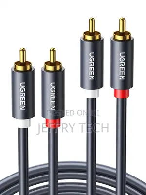 Ugreen Rca Cable 2m 2rca to 2rca Male to Male Hi-Fi Stereo