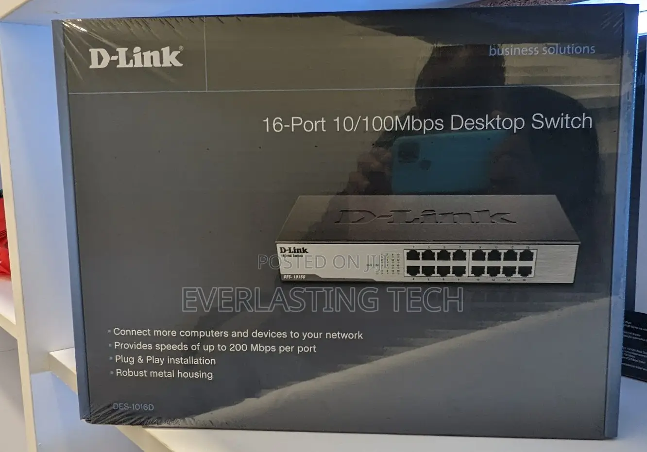 Dlink 16-Port Fast Ethernet Unmanaged Desktop Switch