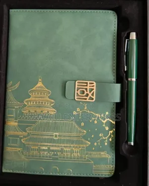Green Executive Notebook Gift Set