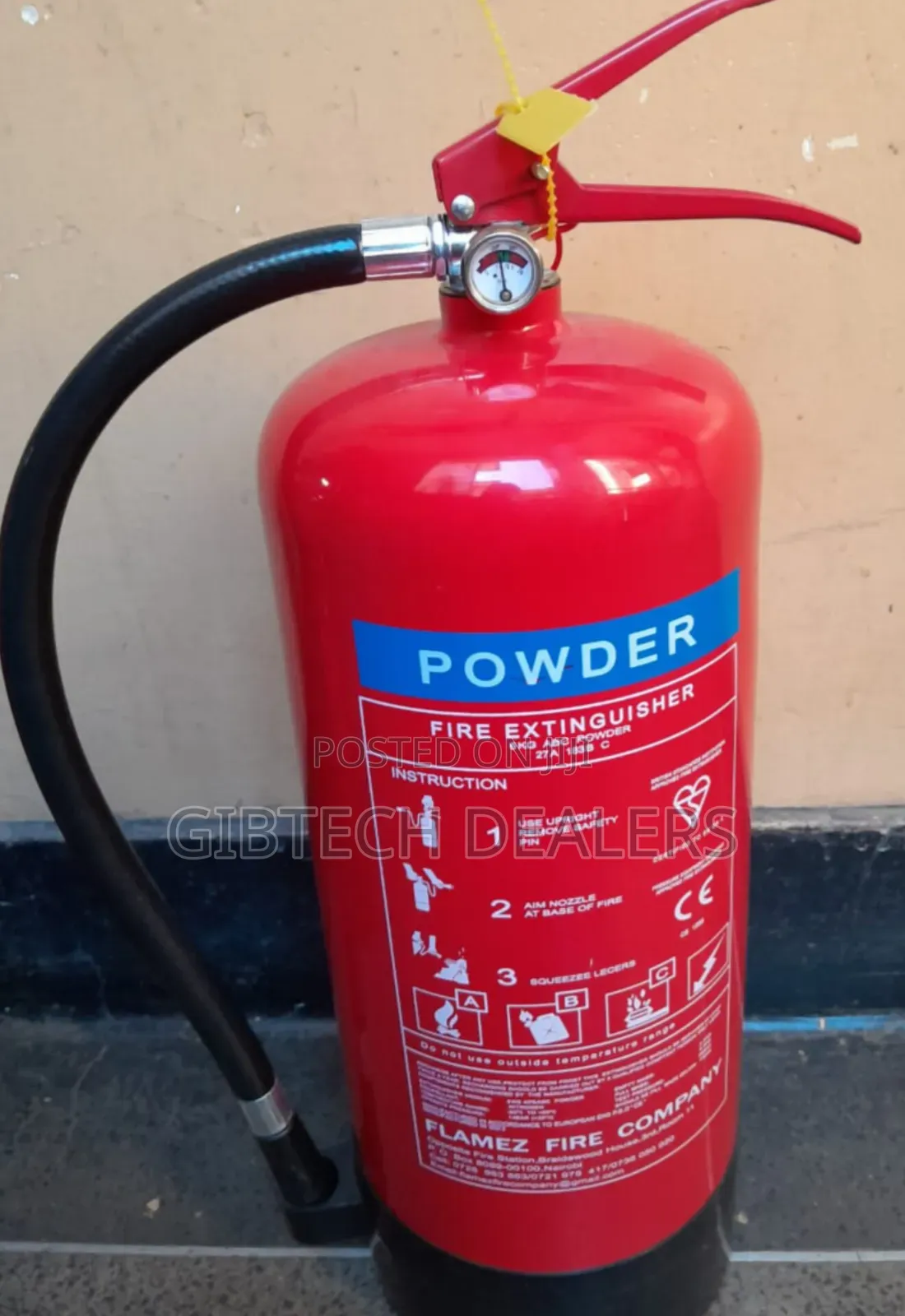 6kgs Dry Powder Fire Extinguisher