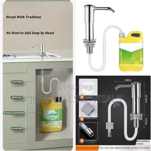 Kitchen Sink Liquid Soap Dispenser With 100cm Pipe