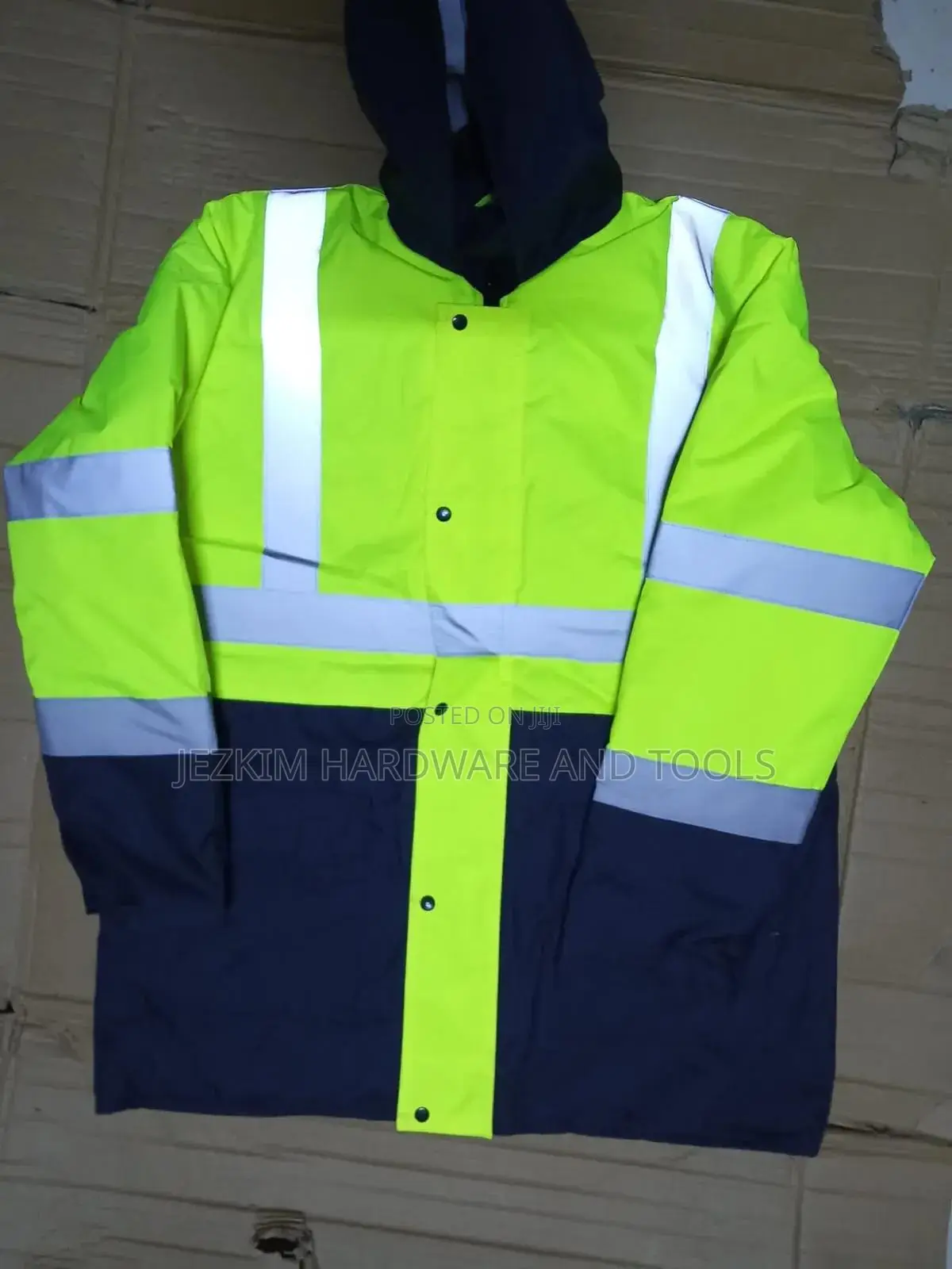 Reflective Jacket With Cap