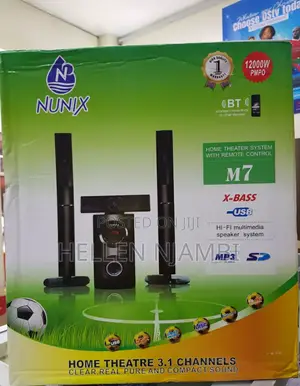 3.1ch Mini Home Theater System 12000w Nunix M7