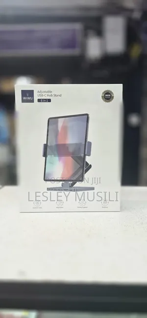 Wiwu Adjustable Usb C Tablet Hub Stand 8 in 1