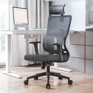 Office Chairs: Adjustable Armrest Desk Chair With Headrest