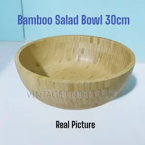 Bamboo Salad Serving Bowl