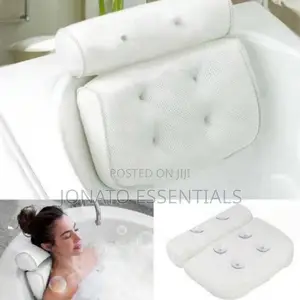 Neck and Back Bathtub Pillow With Suction Cups