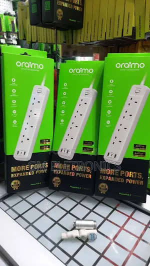 Oraimo Powerhub C 2m 4-Ac 3-Usb Power Strip.
