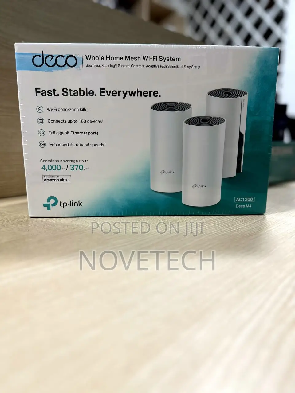 Tp-Link Deco Whole Home Mesh Wifi System (Deco M4 3-Pack)