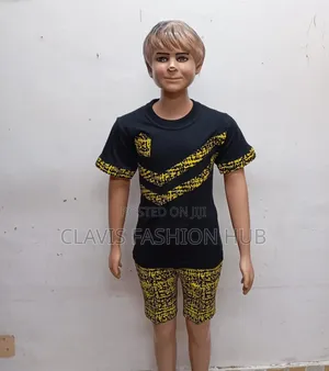 5-9 Years Ankara T-Shirt and Short