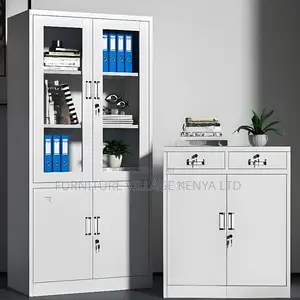 Modish Steel Office Console Cabinet, Rust Resistant