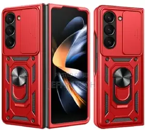 Krkis Back Cover for Samsung Galaxy Z Fold 6 5g (Red, Slider