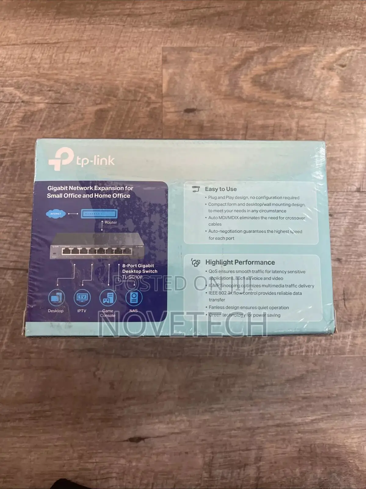 Tp-Link Tl-Sg108 8-Port Gigabit Desktop Switch 1000mbps