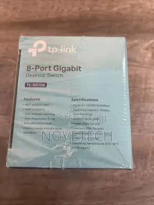 Tp-Link Tl-Sg108 8-Port Gigabit Desktop Switch 1000mbps
