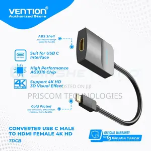 Abs Type Vention Type-C to Hdmi Adapter