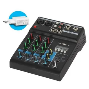 Audio Mixer 4 Channels Bluetooth-Compatible Sound