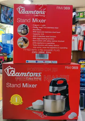 *Ramtons Stand Mixer 4.3litres