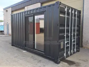 Office Design With Big Sliding Door
