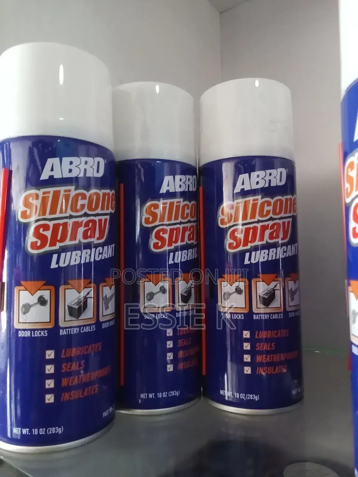 Abro Silicone Spray Lubricant