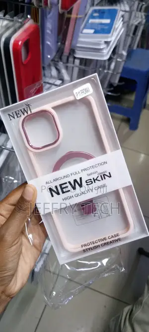 Pink Luxury Electroplate Magsafe Clear Case or Iph Pro Max