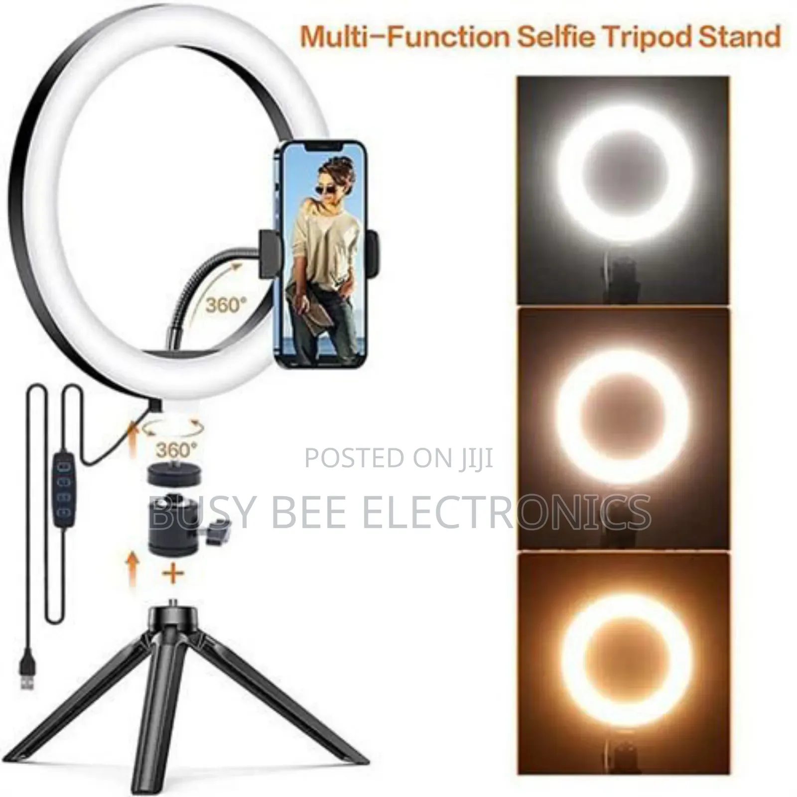 Desk Led Ring Light 10inch